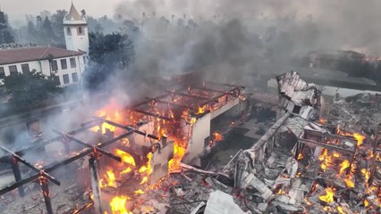 LA 산불 4일째 서울 1/4 크기 태워..."88조 손실" / YTN