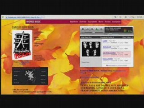 CLIP Myspace Paris Quebec Rock