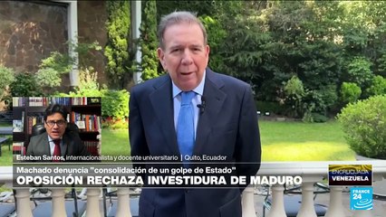 Esteban Santos: 'Hay que reconocer que Nicolás Maduro está aislado y la oposición, reforzada'