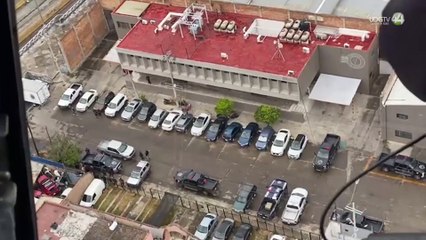 Por tierra y aire, persiguen ladrones de autos hasta detenerlos