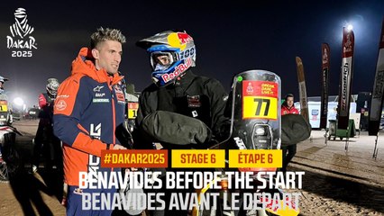 Benavides before the start  - Stage 6 - #Dakar2025