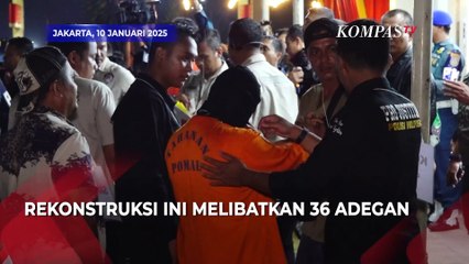 Penampakan Oknum TNI AL Penembak Bos Rental Mobil Saat Rekonstruksi