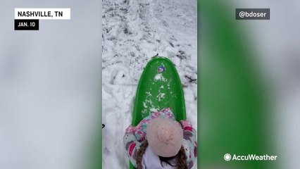 Sledding, snowball fights and more: People across the South make the most of a snow day