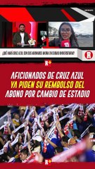 AFICIONADOS de CRUZ AZUL ya pidieron su REEMBOLSO de ABONOS