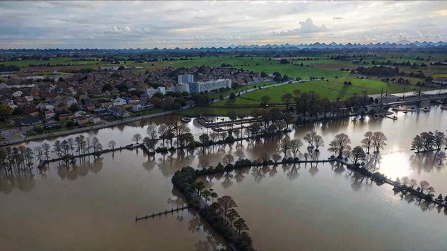 Inondations en Bretagne : Routes et habitations sous l'eau