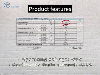 2315GEN-HF-VB is a SOT23 package P-Channel field effect MOS tube