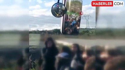 Başakşehir'de Öğrenciler İETT Otobüsüne Taş Attı