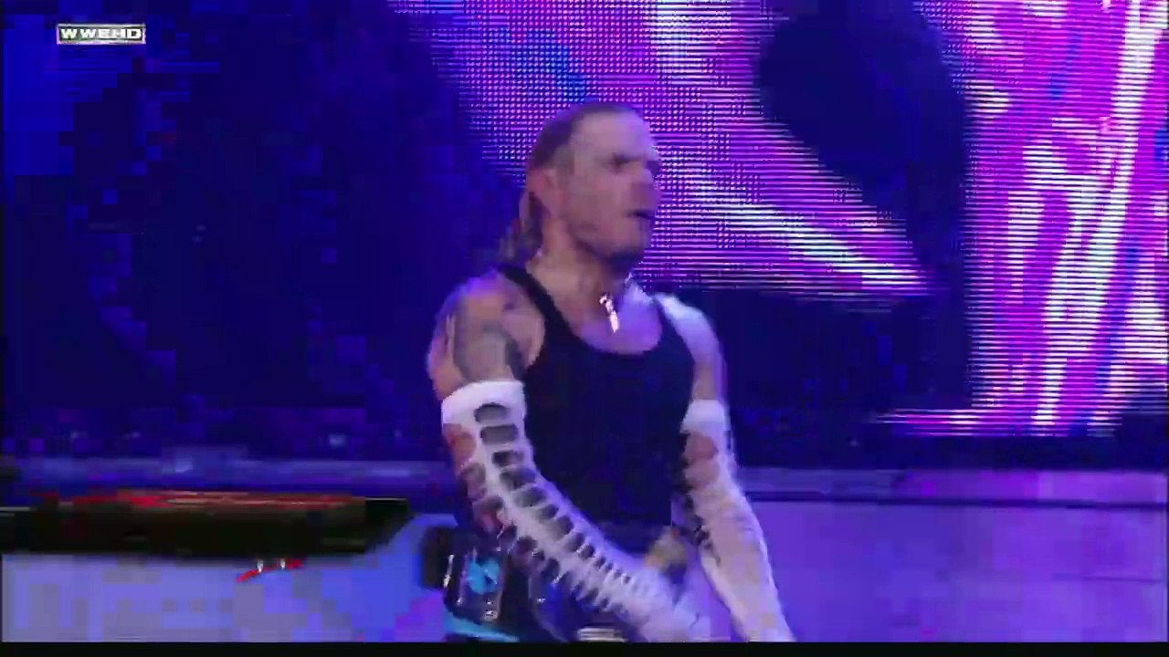 02.11.08 WWE RAW Jeff Hardy vs Shawn Micheals