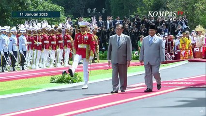 Diwarnai Dentuman Meriam, Prabowo Sambut PM Jepang Shigeru Ishiba di Istana Bogor