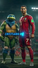 Cristiano Rinaldo As Ninja Turtle