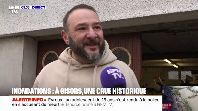 Crue historique à Gisors: On se dit 'zone inondable', mais on ne pense pas à ça tout de suite