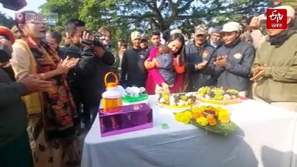 কাজিৰঙাত পোনপ্ৰথমবাৰৰ বাবে উদযাপন কৰা হ’ল এটি হাতী পোৱালিৰ জন্মদিন