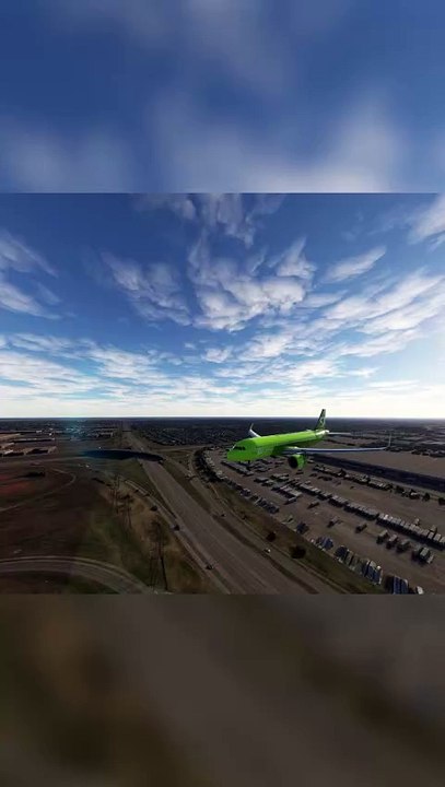 Spectacular Landing S7 Airlines A320neo at Quebec Jean Lesage International Airport (YQB), Quebec City, Canada