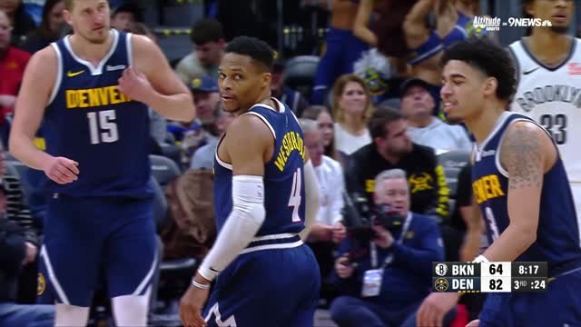 Jokic and Westbrook make history in Nuggets win