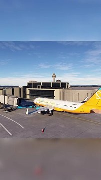 Passenger Boarding Bridge Orbit A320neo at Marseille Provence Airport (MRS), Marseille, France
