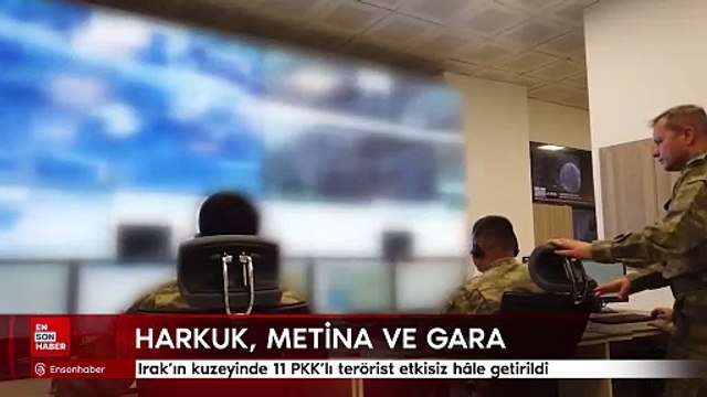 Irak’ın kuzeyinde 11 PKK’lı terörist etkisiz hale getirildi