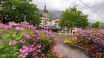 Interlaken Switzerland🇨🇭 Walking in the Rain 🌧️