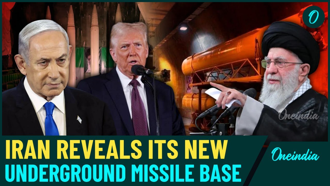 Iran Releases 3 Min Video Of Its New Underground Missile Base | U.S & Israeli Flag On The Floor