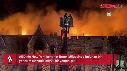 ABD'de korkutan yangın! 250'den fazla kişi tahliye edildi