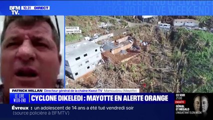 Mayotte en alerte orange: "On est encore sous le choc du cyclone Chido"