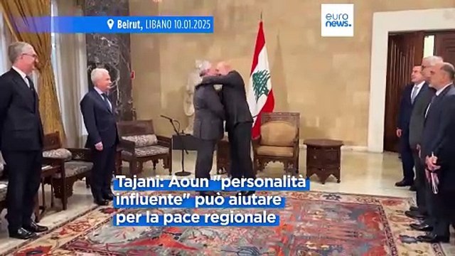 Libano: il ministro Tajani incontra il nuovo presidente Joseph Aoun