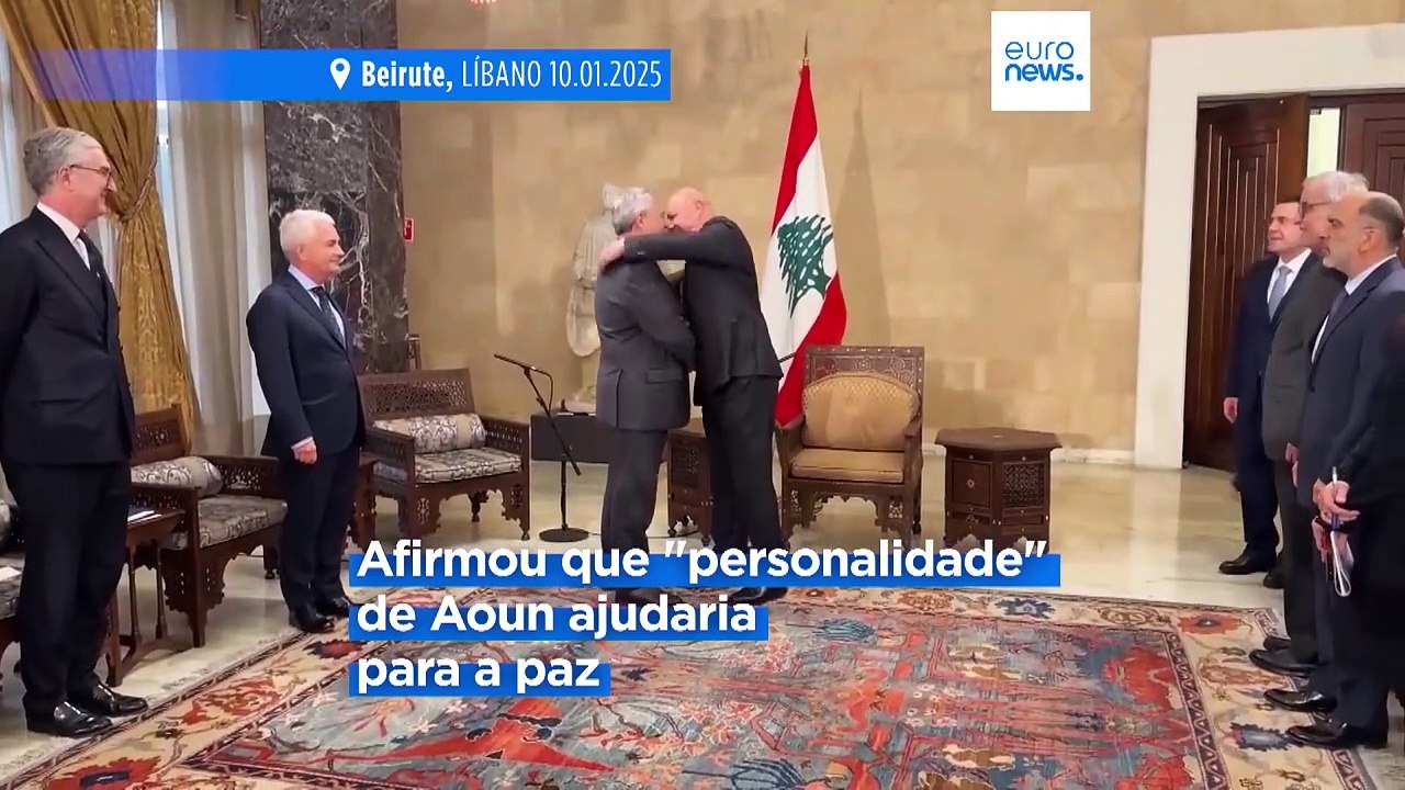 Ministro dos Negócios Estrangeiros italiano encontra-se com novo presidente do Líbano para conversações