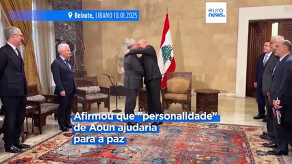 Ministro dos Negócios Estrangeiros italiano encontra-se com novo presidente do Líbano para conversações
