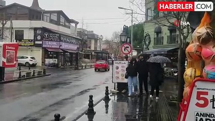 Tekirdağ'da Sağanak Yağış Trafiği Olumsuz Etkiledi