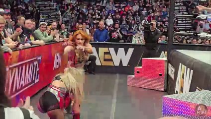 Jamie Hayter vs Julia Hart - Fight For The Fallen 2025 - Ringside Fan Cam - AEW Dynamite