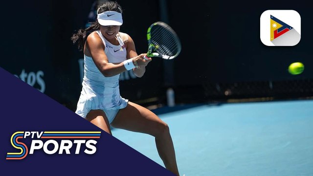 Alex Eala, dismayado sa pagkatalo sa Australian Open Qualifiers