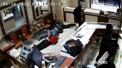 Safranbolu'da filmleri aratmayan kuyumcu soygunu