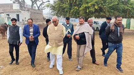 ज़ब शिक्षा एवं पंचायती राज मंत्री मुख्य मार्ग छोड़ अचानक निकल पड़े गांव की गलियों मे.. अधिकारियों के फुले हाथ, पांव