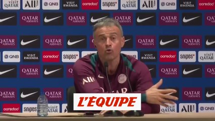 Luis Enrique : «Mon contrat ? ça ne m'intéresse pas du tout» - Foot - L1 - PSG