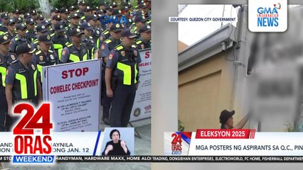 Comelec checkpoints, inihahanda ng pulis-Maynila para sa pagsisimula ng election period ngayong Jan. 12 | 24 Oras Weekend