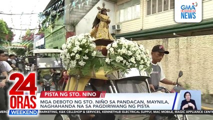 Mga deboto ng Sto. Niño sa Pandacan, Maynila, naghahanda na sa pagdiriwang ng pista; Sinulog Festival 2025, Opisyal nang binuksan sa Cebu City | 24 Oras Weekend
