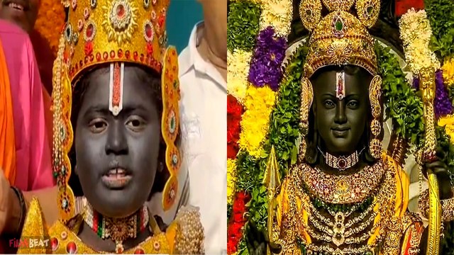 Ram Mandir Anniversary Ayodhya; हूबहू रामलला जैसे वस्त्र-आभूषण पहन Ayodhya पहुंची 9 साल की बच्ची