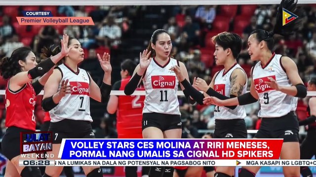 Volleyball stars Ces Molina at Riri Meneses, pormal nang umalis sa Cignal HD Spikers