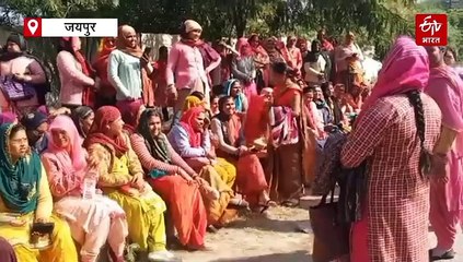 एक तरफ सरकार का चिंतन, दूसरी तरफ सर्द मौसम में धरने को मजबूर आंगनबाड़ी कार्यकर्ता