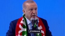 Erdoğan Diyarbakır'da: Terör örgütü kendini feshetmeli