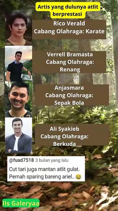 Artis yang Pernah Jadi Atlet Berprestasi part 3