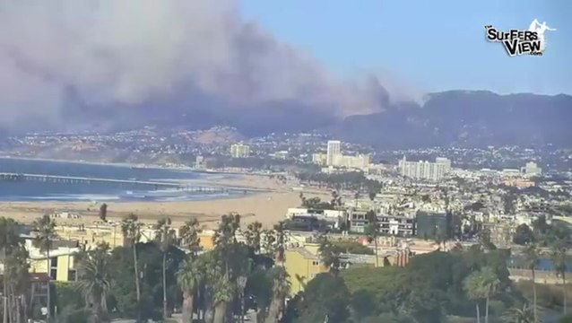 Incredible timelapse shows how quickly Palisades wildfires spread across Los Angeles