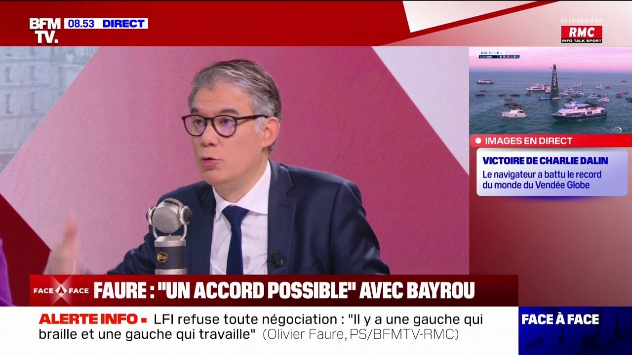 Olivier Faure (PS): "J'ai refusé d'entrer dans le gouvernement de François Bayrou"