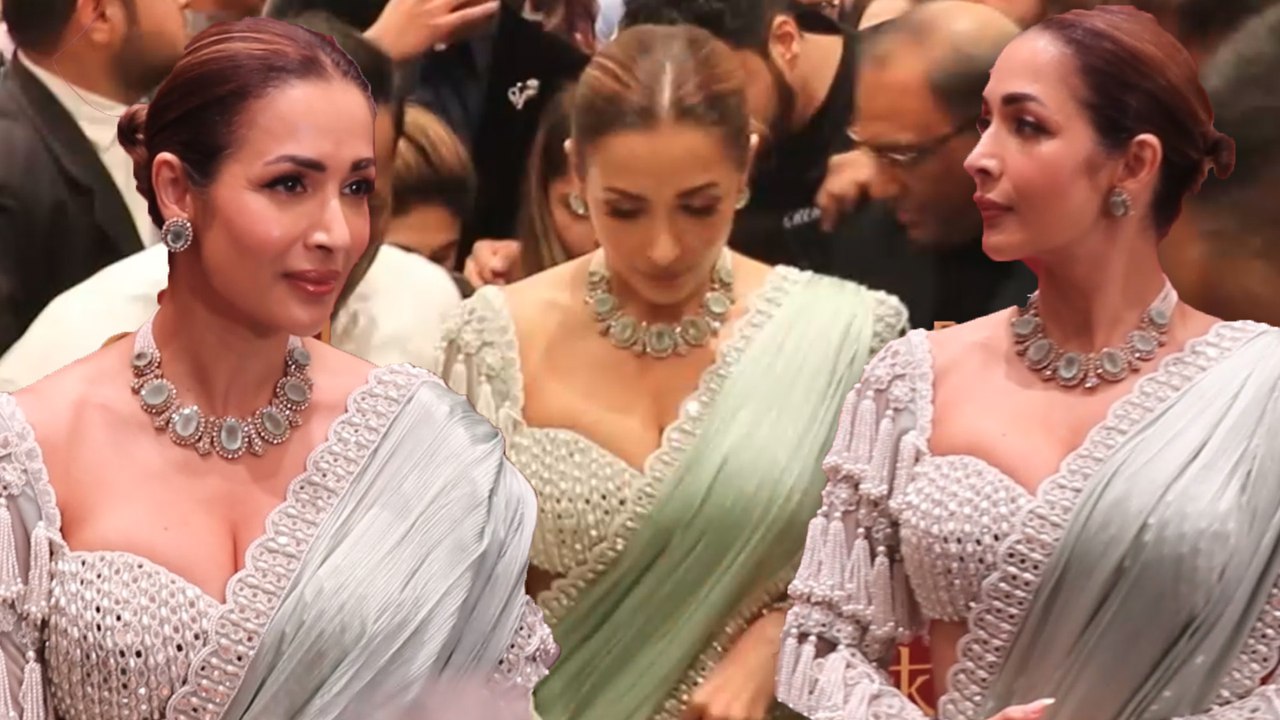 Malaika Arora स्टोर लॉन्च इवेंट में फैंस के बीच फंसी, एक्ट्रेस के Ethnic Look ने मचाई धूम