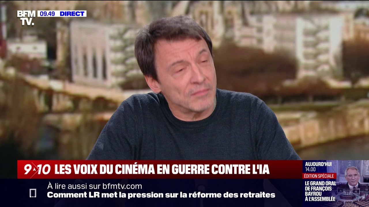 "C'est une menace, on se bat": Emmanuel Curtil, doubleur et voix off, réagit à l'utilisation de l'IA pour recréer la voix française de Sylvester Stallone