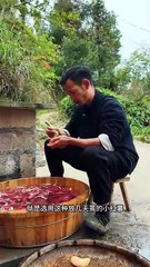 Dried sweet potato at home 😋 Chinese lifestyle at mountain village