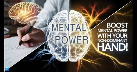 How using your non-dominant hand impact on your mental power | in Hindi #ambidextrous