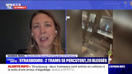 Collision de trams à Strasbourg: "Les accidents de ce type sont très rares", déclare Sandra Regol, députée NFP