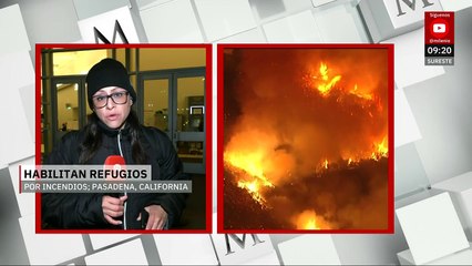 Tras incendios, habilitan refugios en Pasadena, California; ayudan a quienes lo perdieron todo