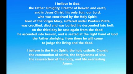 The Apostles' Creed