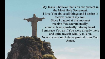 Act of Spiritual Communion